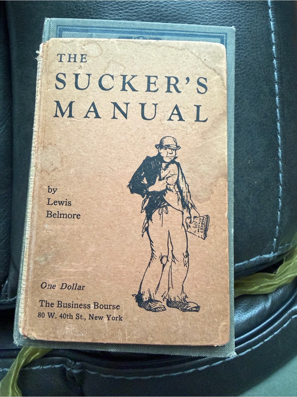 The Sucker's Manual by Lewis Belmore - Brown Cover